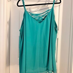 Torrid Aqua Strappy Camisole